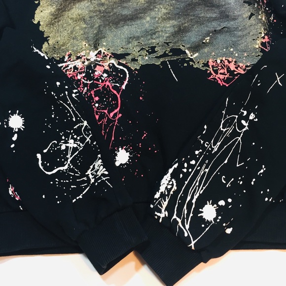 🧣For The Republic Paint Splatter Crewneck Sweater - Picture 3 of 4